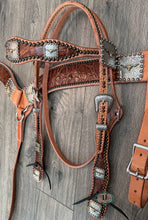 Load image into Gallery viewer, Cowboy headstall and Cowboy breast collar #9151059112