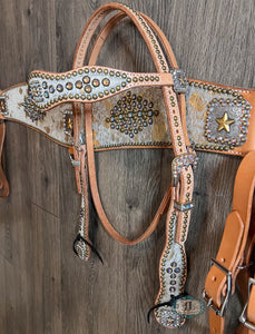 Cowboy headstall and Tripping breast collar #9131059146