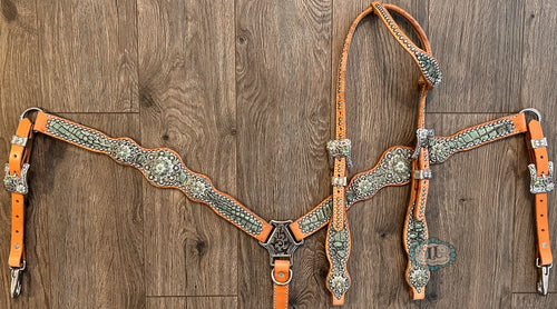 One ear headstall and Scalloped breast collar #9171056587