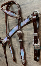 Load image into Gallery viewer, One ear headstall &amp; Barrel racer breast collar #91406091158