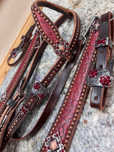 One ear headstall and Hollywood breast collar #9140215744
