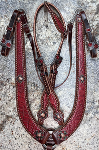 One ear headstall and Hollywood breast collar #9140215744