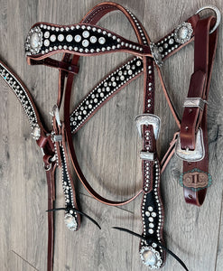 Cowboy headstall and Barrel racer breast collar #913117609