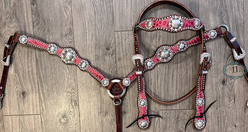 Cowboy headstall and Scalloped breast collar #913117319
