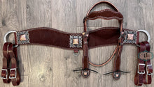 Load image into Gallery viewer, Cowboy headstall and Tripping breast collar #9131171027