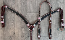 Load image into Gallery viewer, One ear headstall and Barrel racer breast collar #914117254
