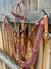 Load image into Gallery viewer, One ear headstall and Hollywood breast collar #914062922