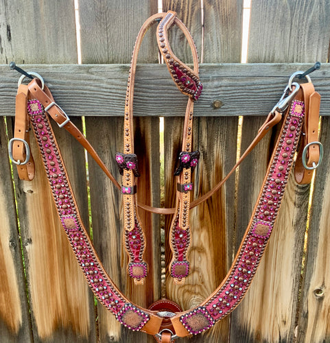One ear headstall and Hollywood breast collar #914062922