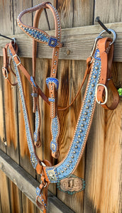 One ear headstall and Hollywood breast collar #9180824849